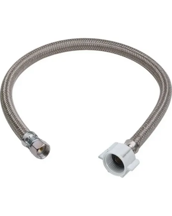 Manguera Flexible De Vinil Para Lavabo 1/2 X 1/2 50cm Con Tuerca Plastica Iti Maxtool 307642