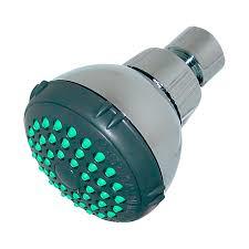 Regadera Redonda Eciologica Met M-305 Acero Inoxidable Cromo Plastico Abs Y Hule Buna 618728/