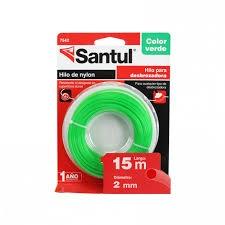 Hilo Redondo P/Desbrosadora 2 Mm15 M Verde Santul 7542