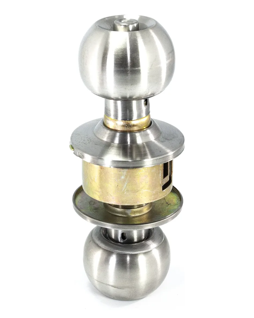 Cerradura De Pomo Esfera Mec Cilindro Cromo Mate P/Rec 8576