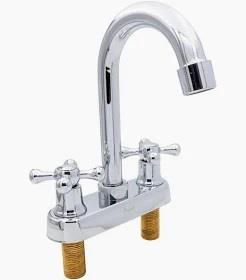 Mezcladora Para Lavabo Cuello Tipo Bar Man Cruz 665347 Iusa