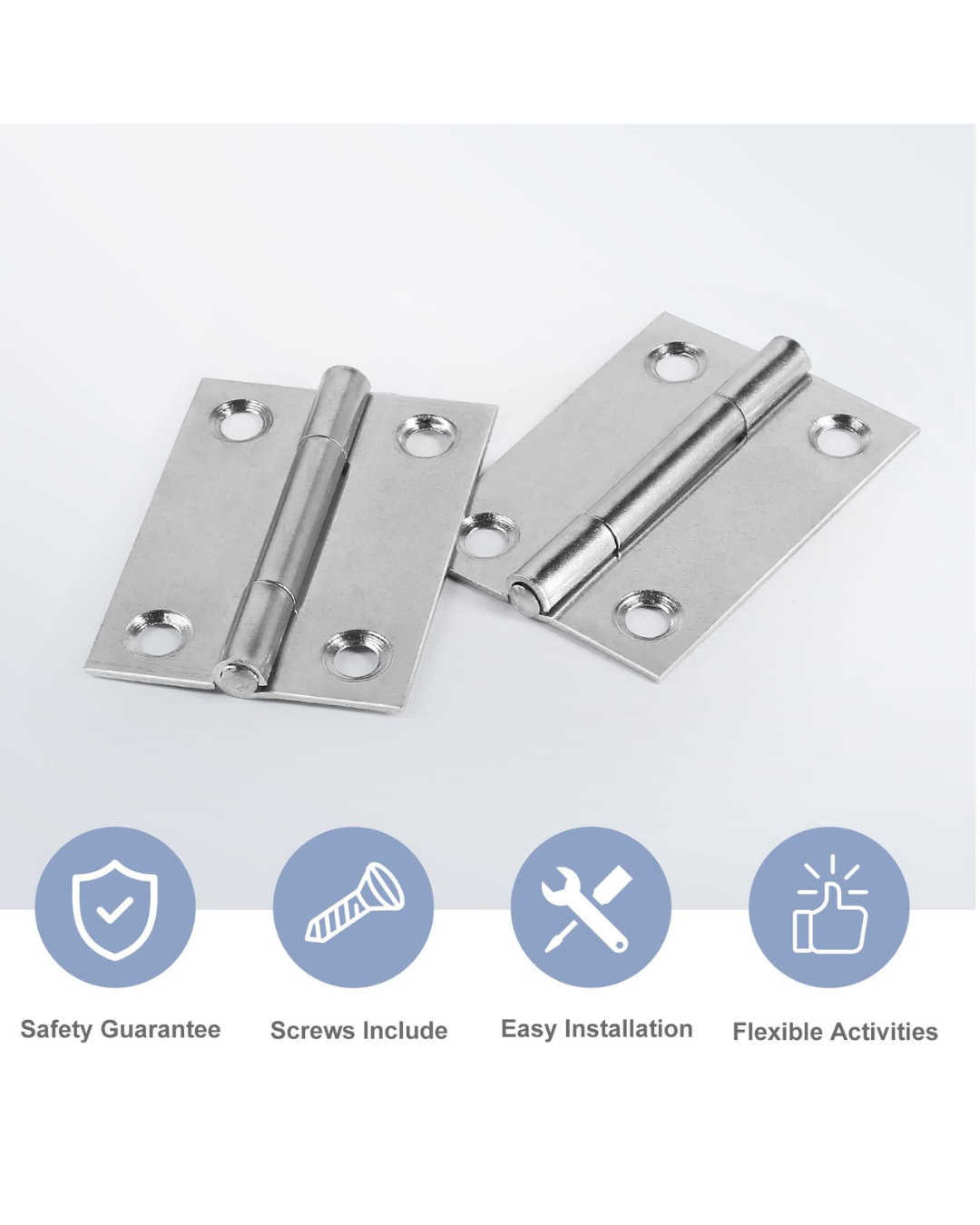 Bisagra Y Tornillos De Acero Inoxidable Pequeños De 2