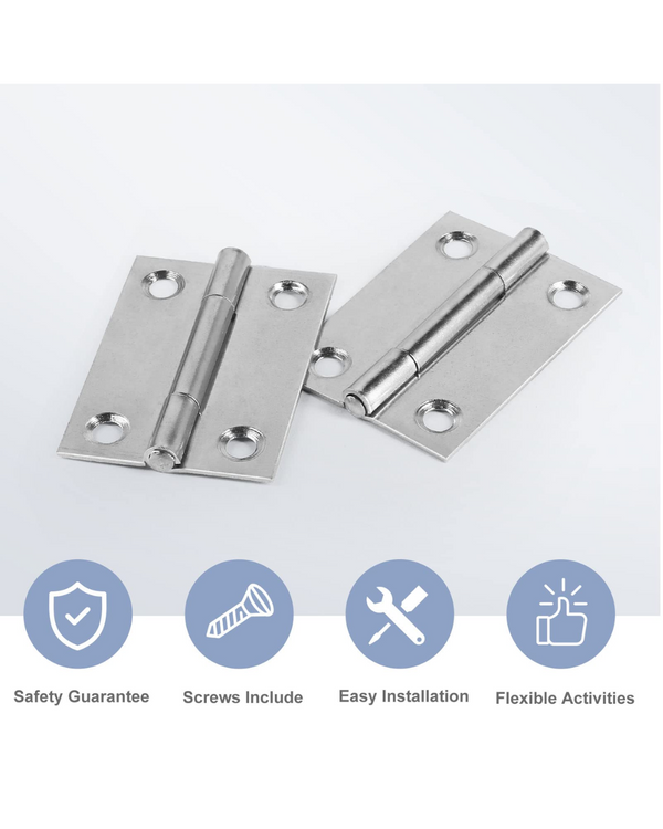 Bisagra Y Tornillos De Acero Inoxidable Pequeños De 2