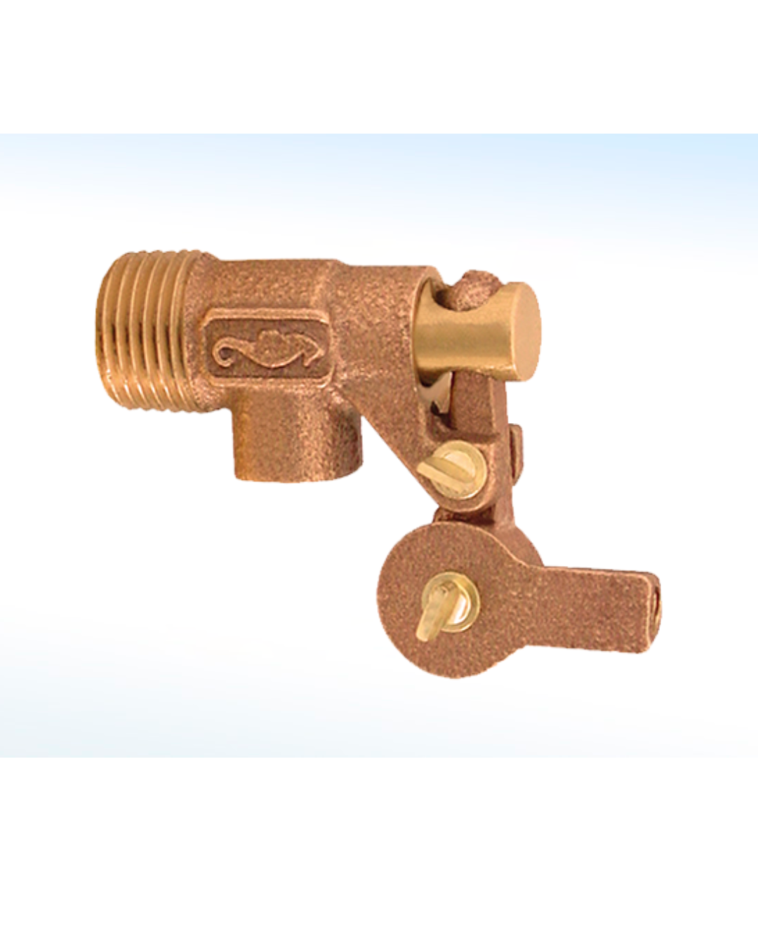 VALVULA FLOTADOR COMPACTA 1/2" LATON RUGO