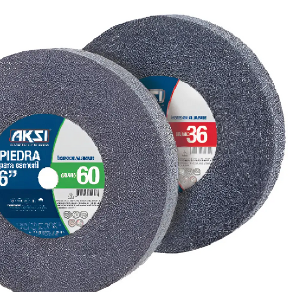 Rueda Abrasiva P/ Esmeril Oxido De Aluminio 5 X 3/4 X 1/2 Grano 36 114701 AKZI