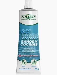 SILICON BAÑOS Y COCINAS 85GR BLANCO OCI