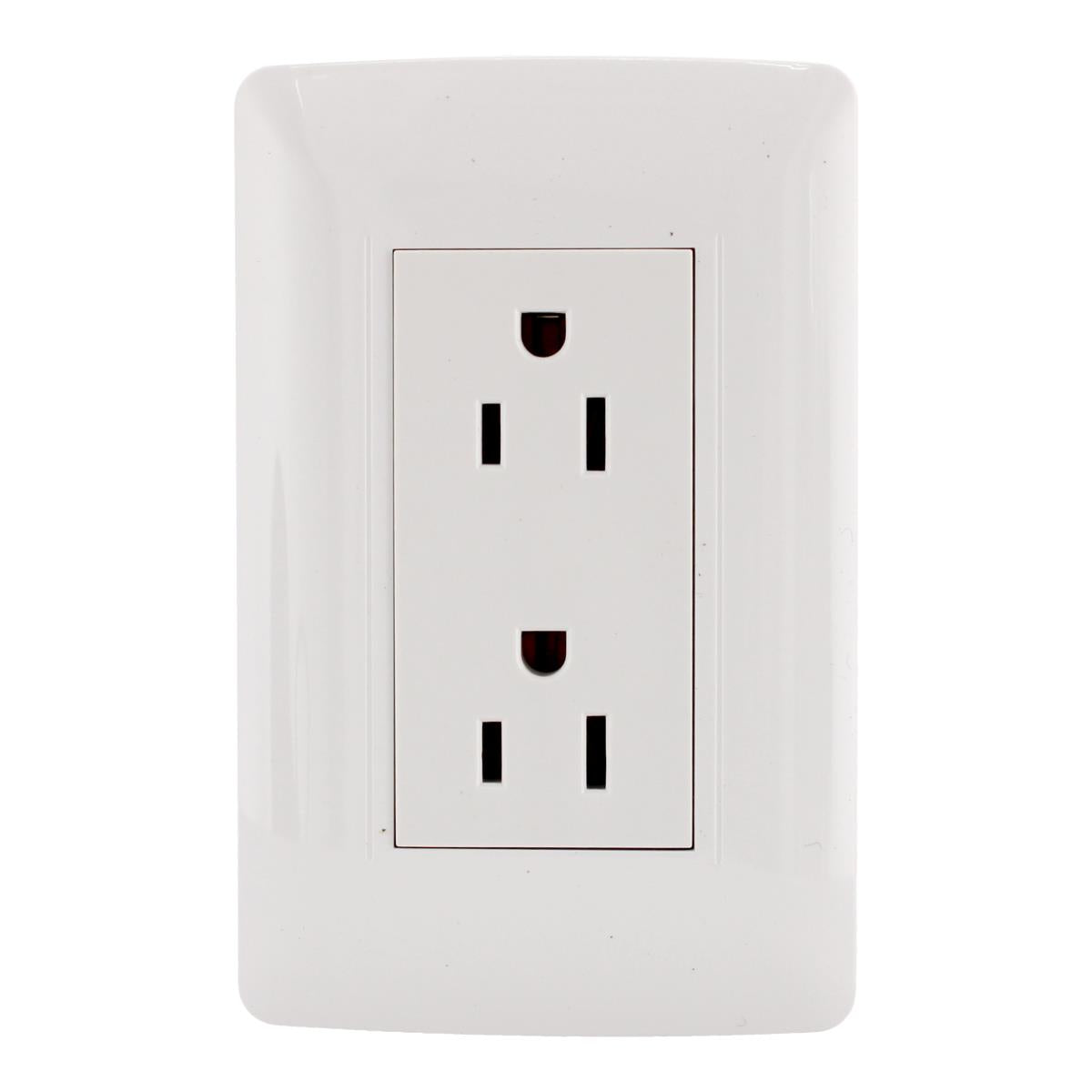 Placa Fiori Contacto Doble Sanelec 4692