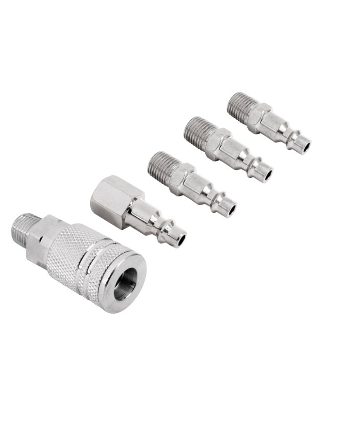 Juego De Cople M Y Conector De Acero Cromado 5 Pzs 306405 Iti Maxtool