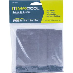 Juego de Cuñas de Plástico 4 Piezas Maxtool