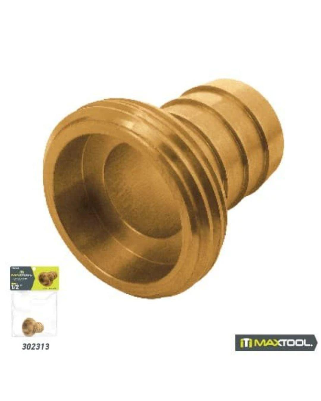 Conexion Sencilla Laton Macho 1/2 302303 Iti Maxtool