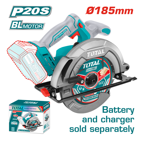 Sierra Circular Inalámbrica 7 1/4" 20V Brushless