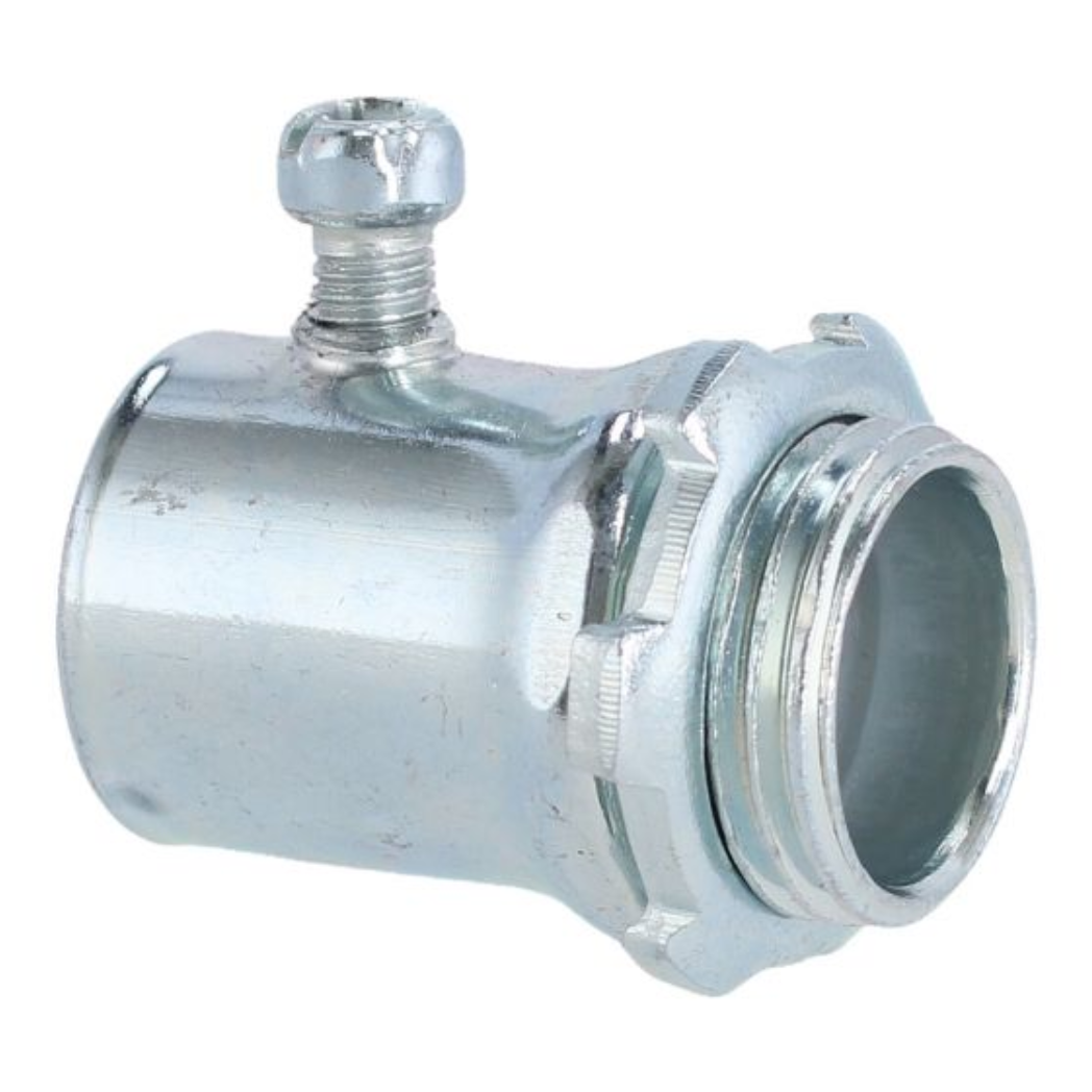 Conector De Acero Galvanizado Para Tubo Emt 1/2