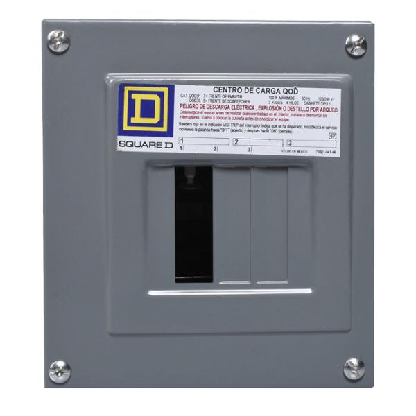 Centro de Carga de Sobreponer 3 Ventanas