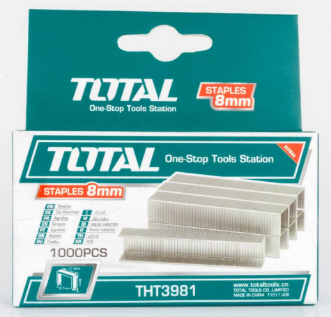 Caja Con 1000 Grapas 3/8 618652 Total