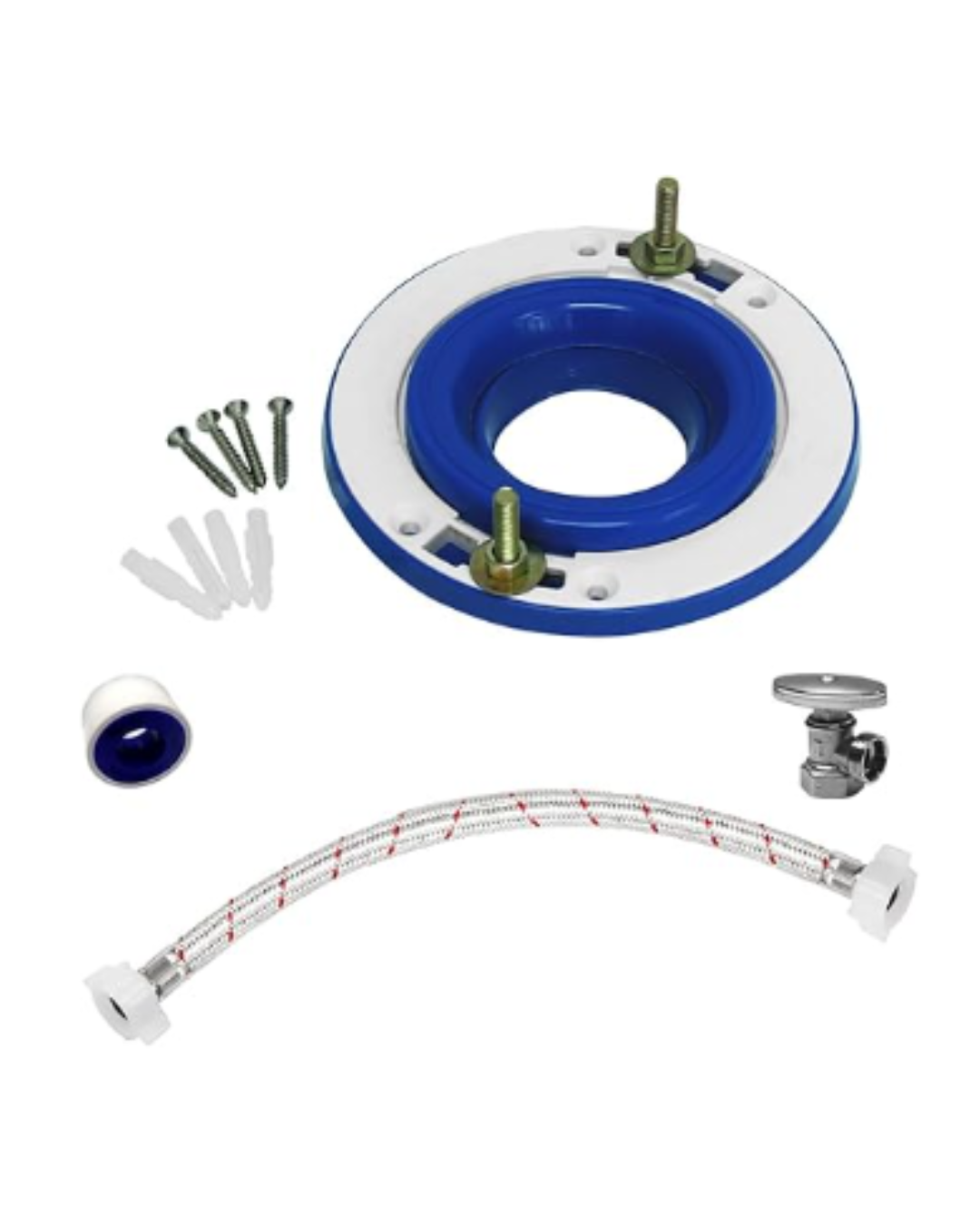 Kit De Instalacion Para Wc C-Brida Universal Para Tuberia De 3 Y 4 fleximatic