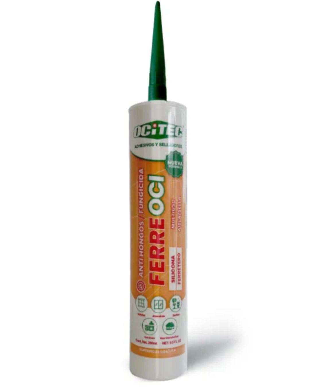 FERREOCI SILICON C/ANTIHONGOS Y FUNGICIDA TRANSP. OCI