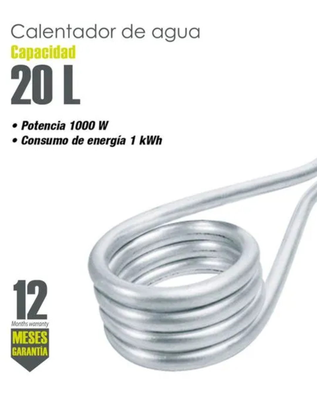 Calentador De Agua P/  20 LTS  MaxTool  304606