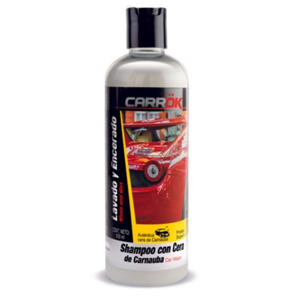 Shampoo CARROK   Para Carros Con Cera De Carnauba 500 ML 127401 AKZI