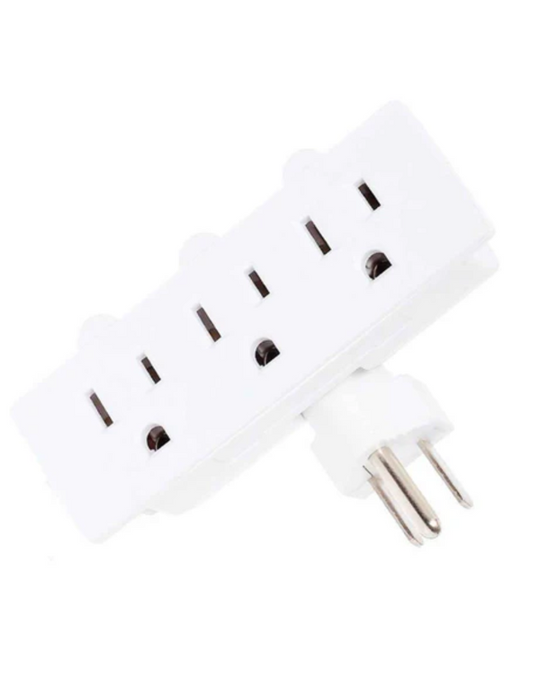 ADAPTADOR TRIPLE TRIANGULAR BLANCO IGOTO Am04