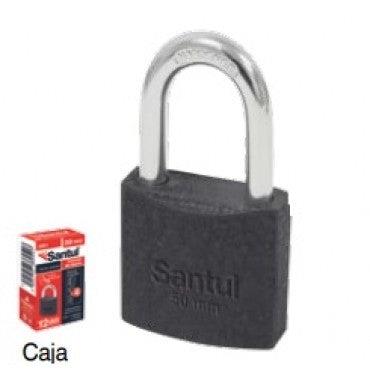 Candado Cuerpo De Hierro 63mm Llave Tradic Gancho Largo 8076