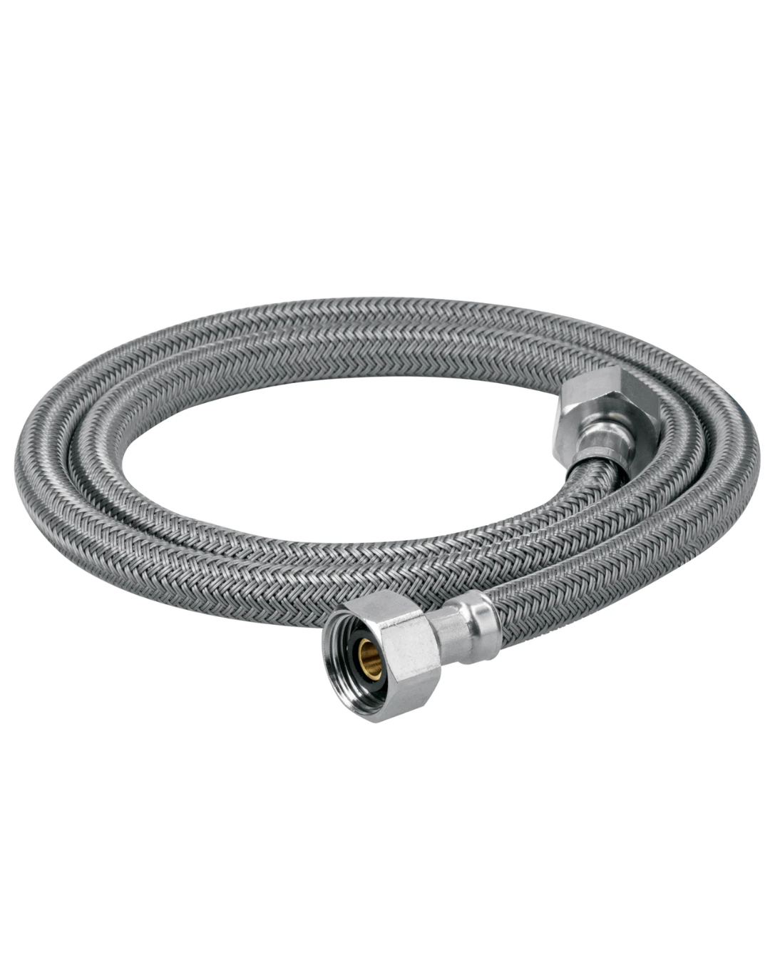 Manguera Flexible De Vinil Para Lavabo 1/2 X 1/2 100cm Con Tuerca Plastica 307643 Maxtool