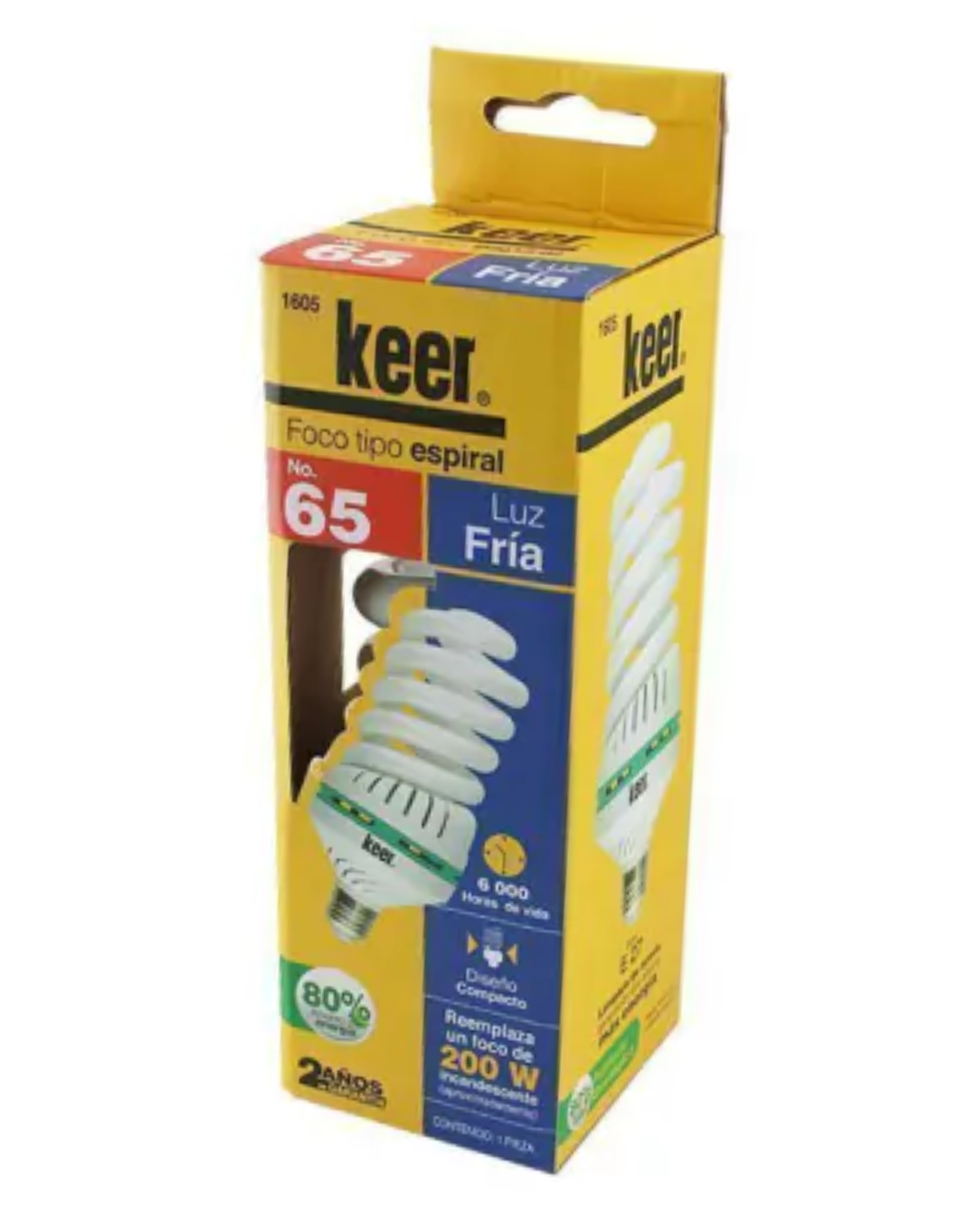 Foco Ahorrador Twister No. 65  Keer 1605