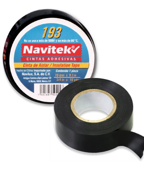CINTA AISLANTE 193  19 mm  9 mm Navitek