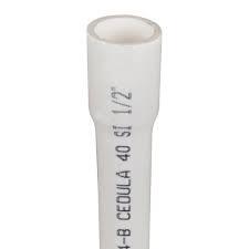 TUBO PVC CED-40 C-CAMPANA 1/2