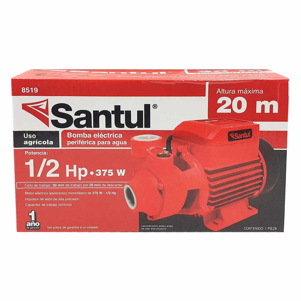 BOMBA PERIFERICA 1/2 HP PERIFERICA SANTUL 8519