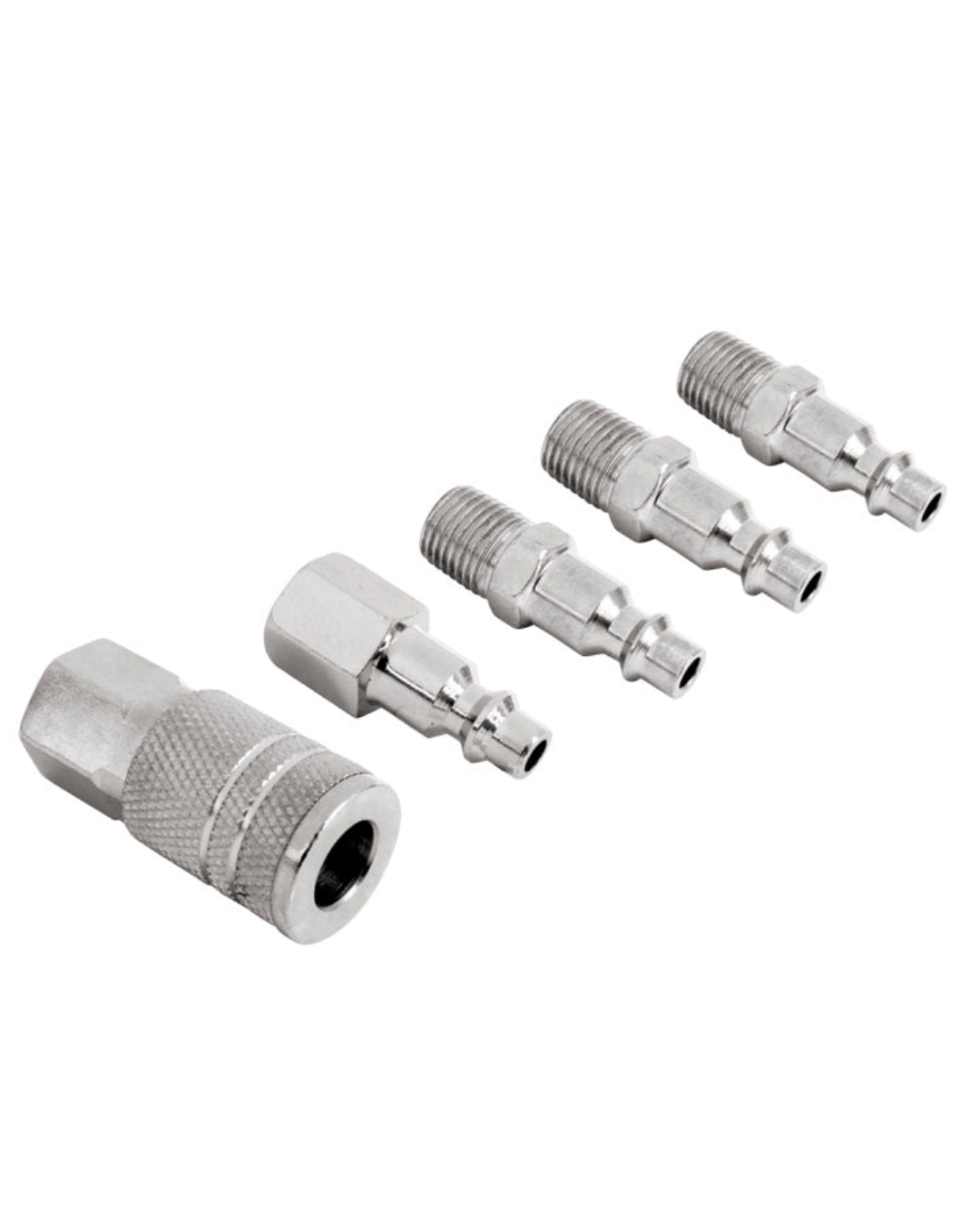 Juego De Cople F Y Conectores De Acero Cromado 5 Pzs 306402 Iti Maxtool