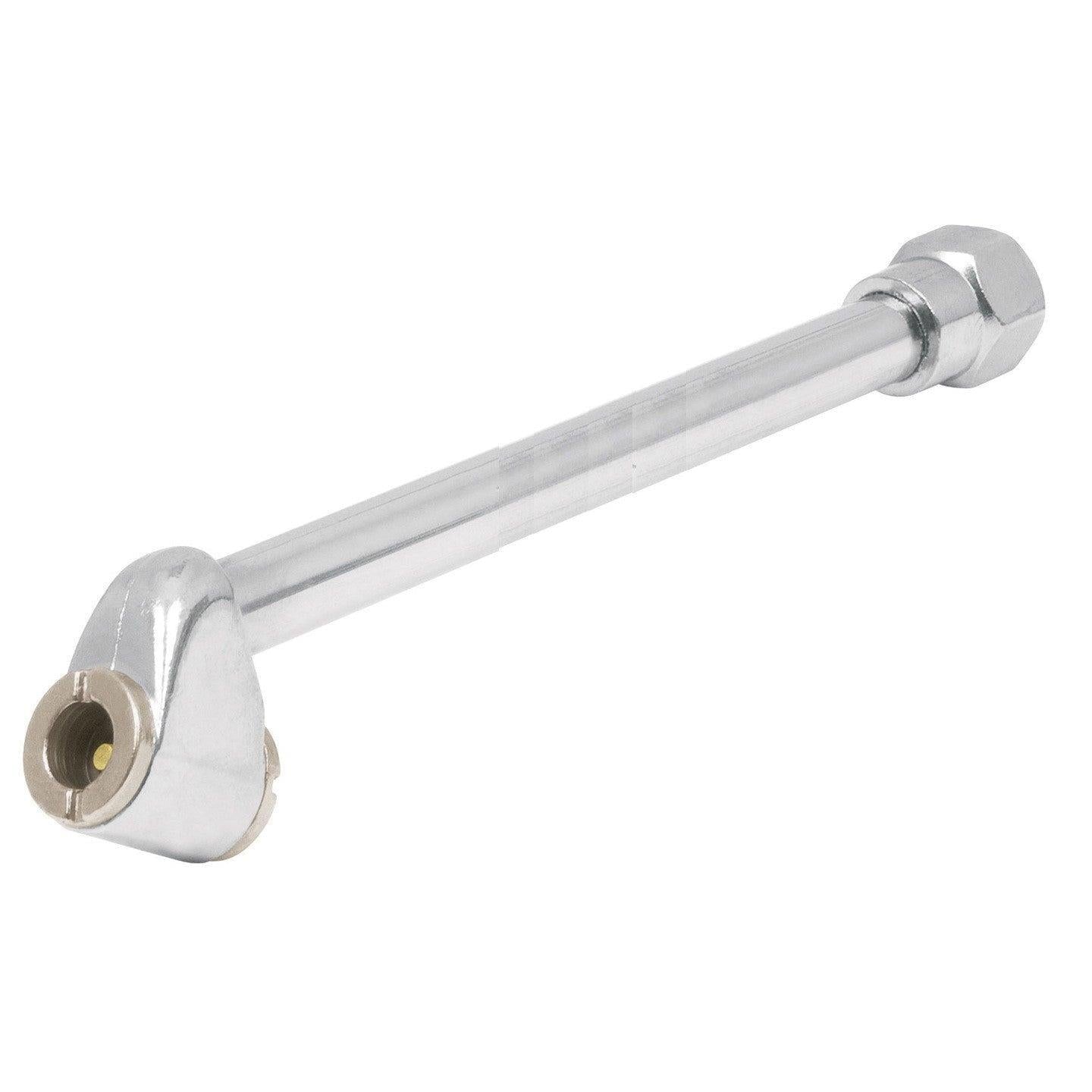 Inflador De Cabeza Doble Cromado 1/4 NPT 8722