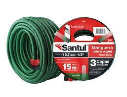 MANGUERA REFORZADA 3 CAPAS 1/2 15 M SANTUL