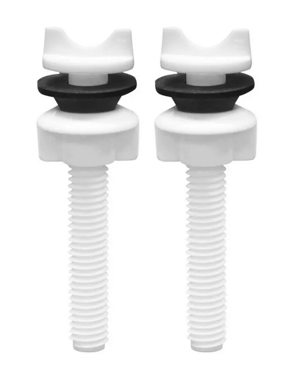 Tornillos Para Sanitario Plástico JGO  2483 BLANCO Fleximatic