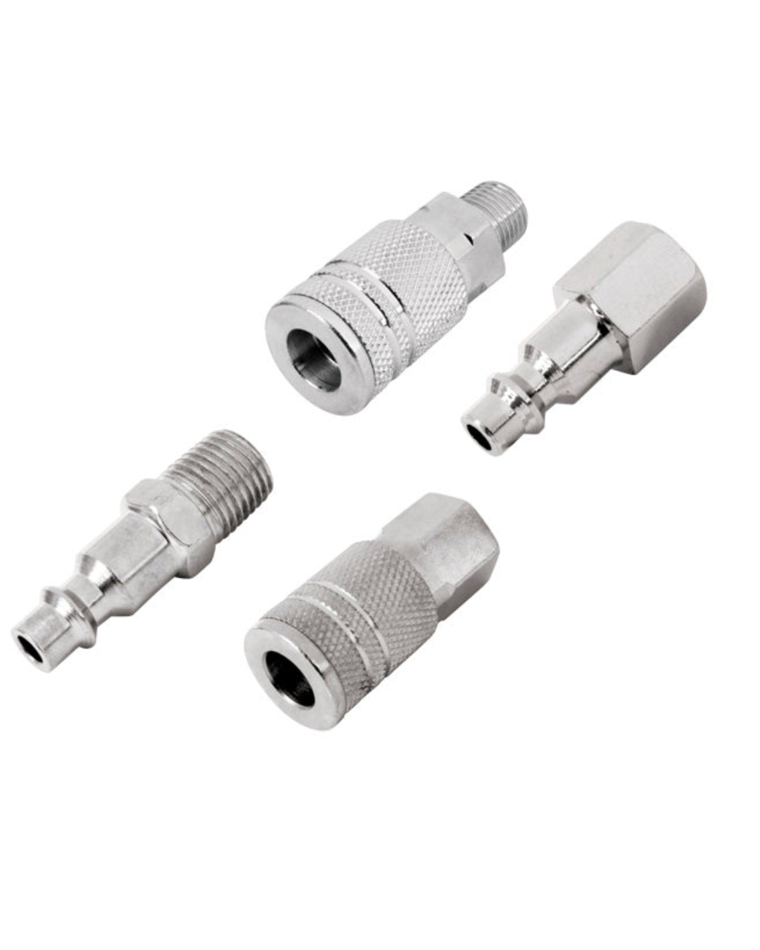 Juego De Coples Y Conectores De Acero Cromado 4 Pzs 306401 Iti Maxtool
