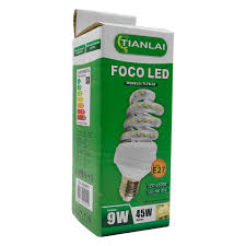 Foco Espiral LED TIANLA - Ahorro y Potencia Versátil 7W