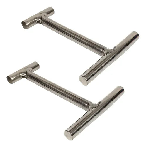 Hamaqueros de Acero Inoxidable (Set de 2)