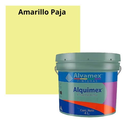 Pintura Alvamex Amarillo Paja (Galón)