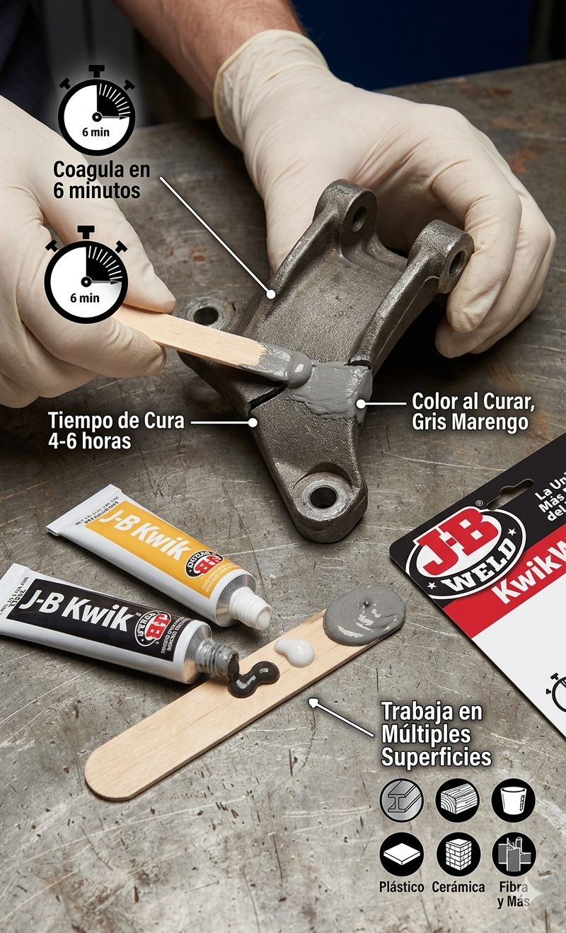 JB Weld Adhesivo Epóxico Secado Rápido Pro