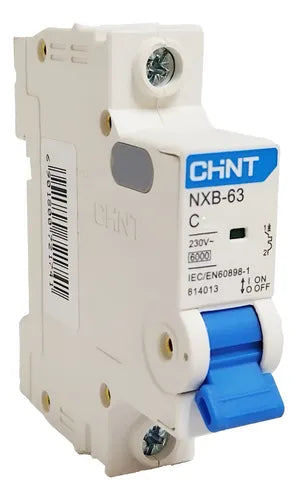 Interruptor Termomagnético de un1 Polo, 25 Amperes