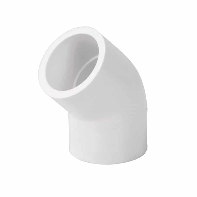Codo 45° PVC Cédula 40 (3/4")