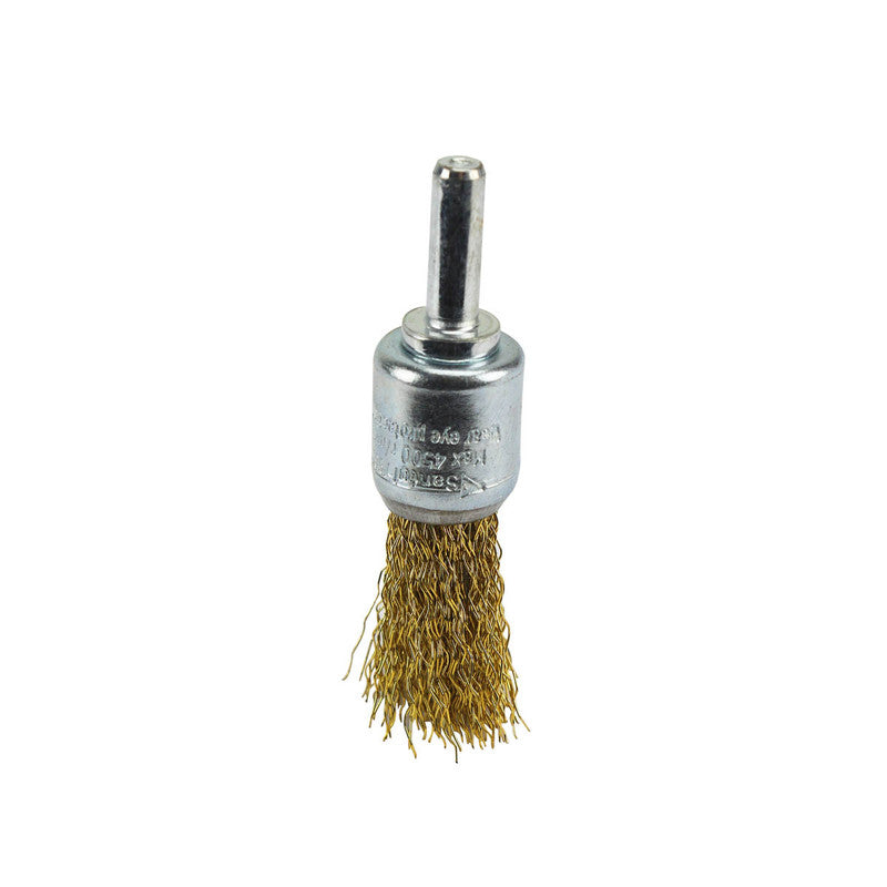 Carda De Copa 3/4 Para Taladro Zanco 1/4 Acero Latonado  7903 Santul