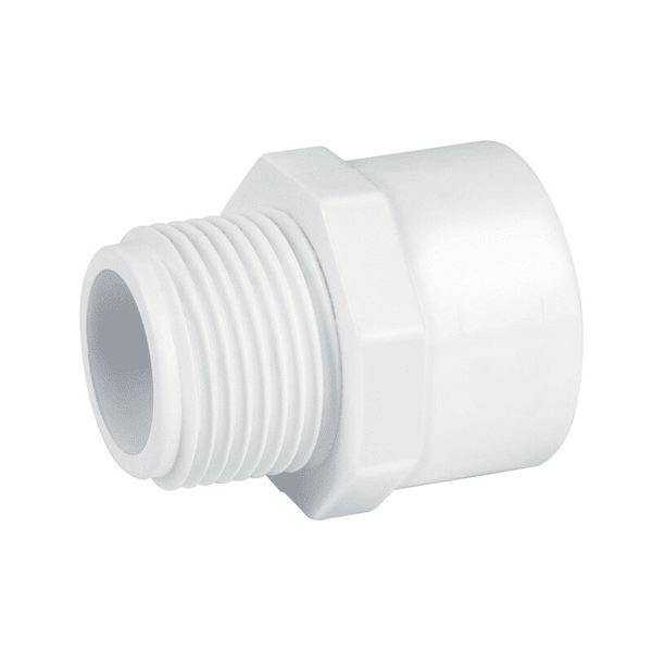 Adaptador Macho IUSA PVC Cédula 40 (3/4")
