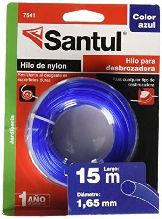 Hilo Redondo para Desbrozadora 1.65 mm x 15 m Azul Santul