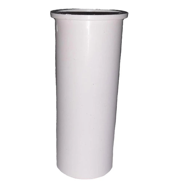 Tubo Desagüe con Pestaña de Plástico (38mm x 10cm)