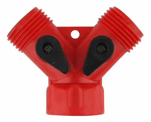 Conector Y Plastico C/Llave De Paso Entrada 3/4 2 Llaves Santul 7513