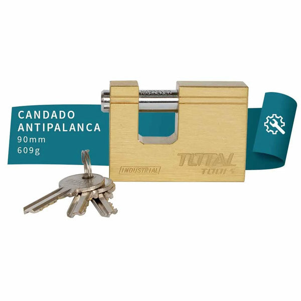 Candado Antipalanca de Latón 90 mm