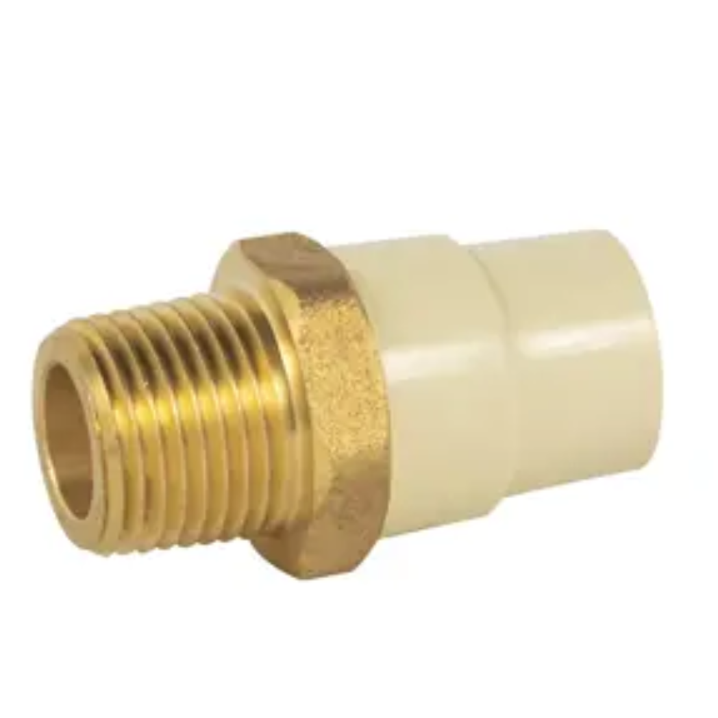 Adap Macho Ins Met CPVC  1/4