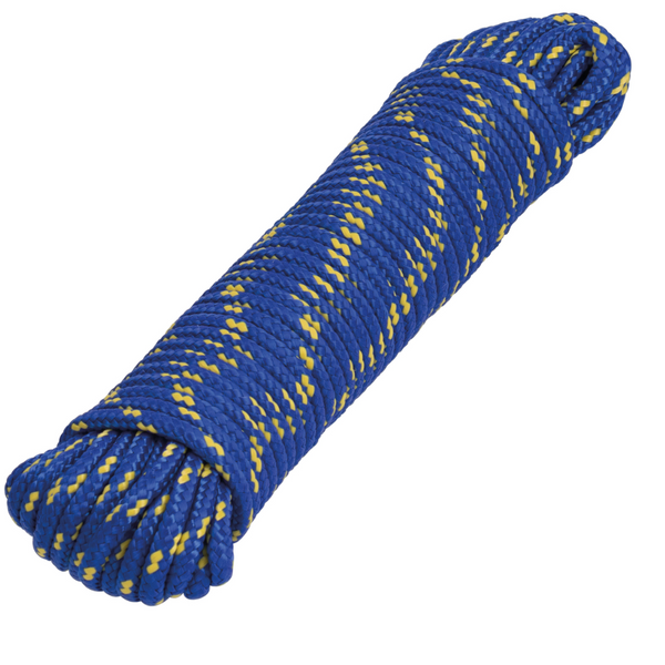 Piola De Polipropileno Trenzada 5MM Azul 15M