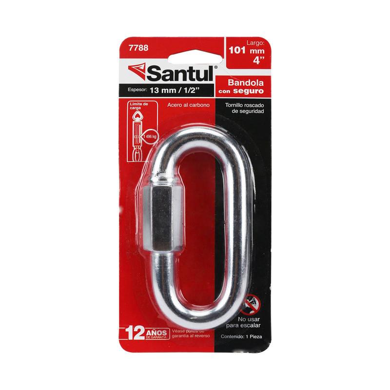 Bandola C/Seguro 3/16x2 De Acero Santul 7784