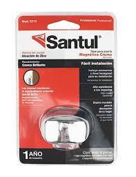 Tope Para Puerta Tipo Codo Cromado Santul 8214